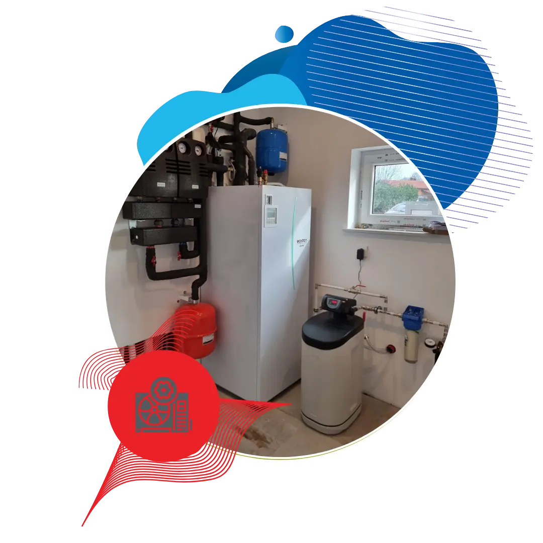 instalacija toplotne črpalke na obali